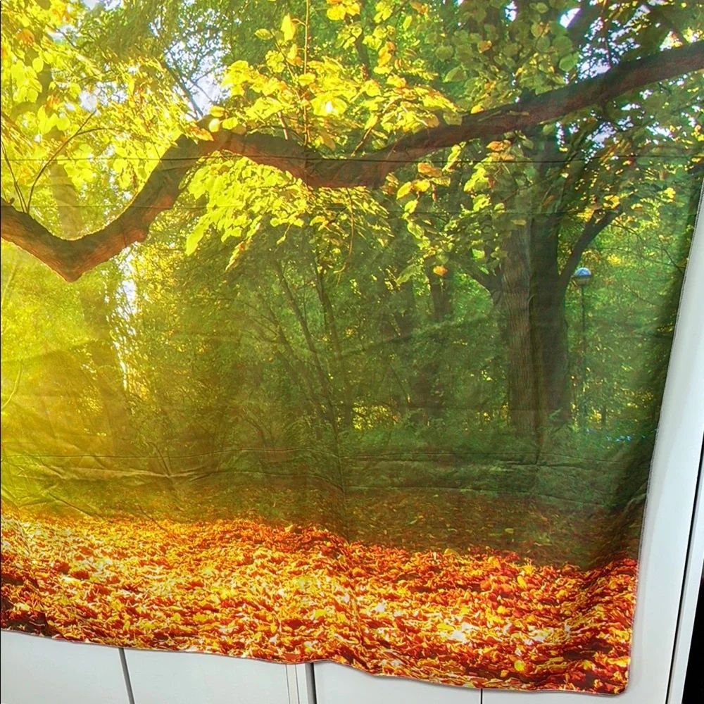 Sunlit Forest Wall Tapestry - Picture 6 of 7